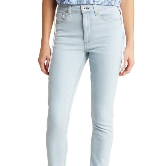 rag & bone Denim - Rag & Bone Nina High Waist Skinny Jeans in Paeonia